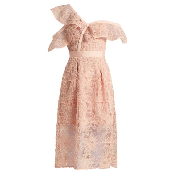 💥6 HR SALE💥 SELF-PORTRAIT FLORAL LACE MIDI DRESS - Picture 8 of 8